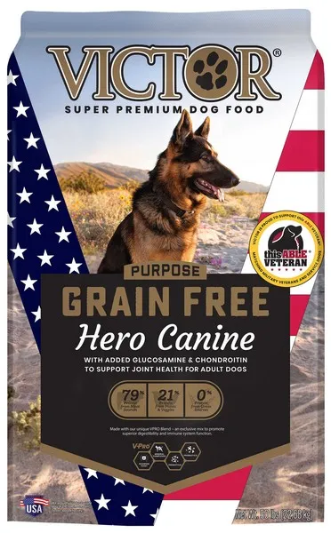 50 Lb Victor Grain Free Hero - Food